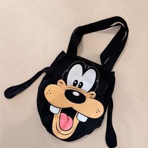Goofy vintage big face tote bag
